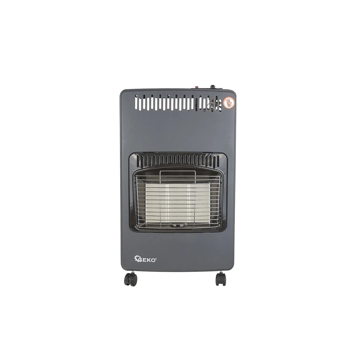 GEKO Indoor gasheater 4,2 kW met reductieklep en gasslang type 2