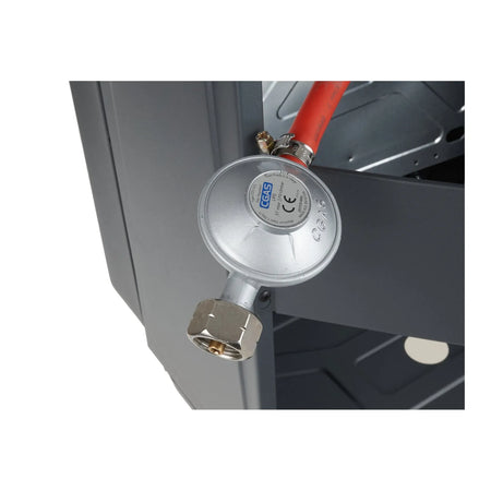 GEKO Indoor gasheater 4,2 kW met reductieklep en gasslang type 2