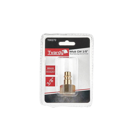 Tvardy Messing manuele stop met binnendraad 3/8"