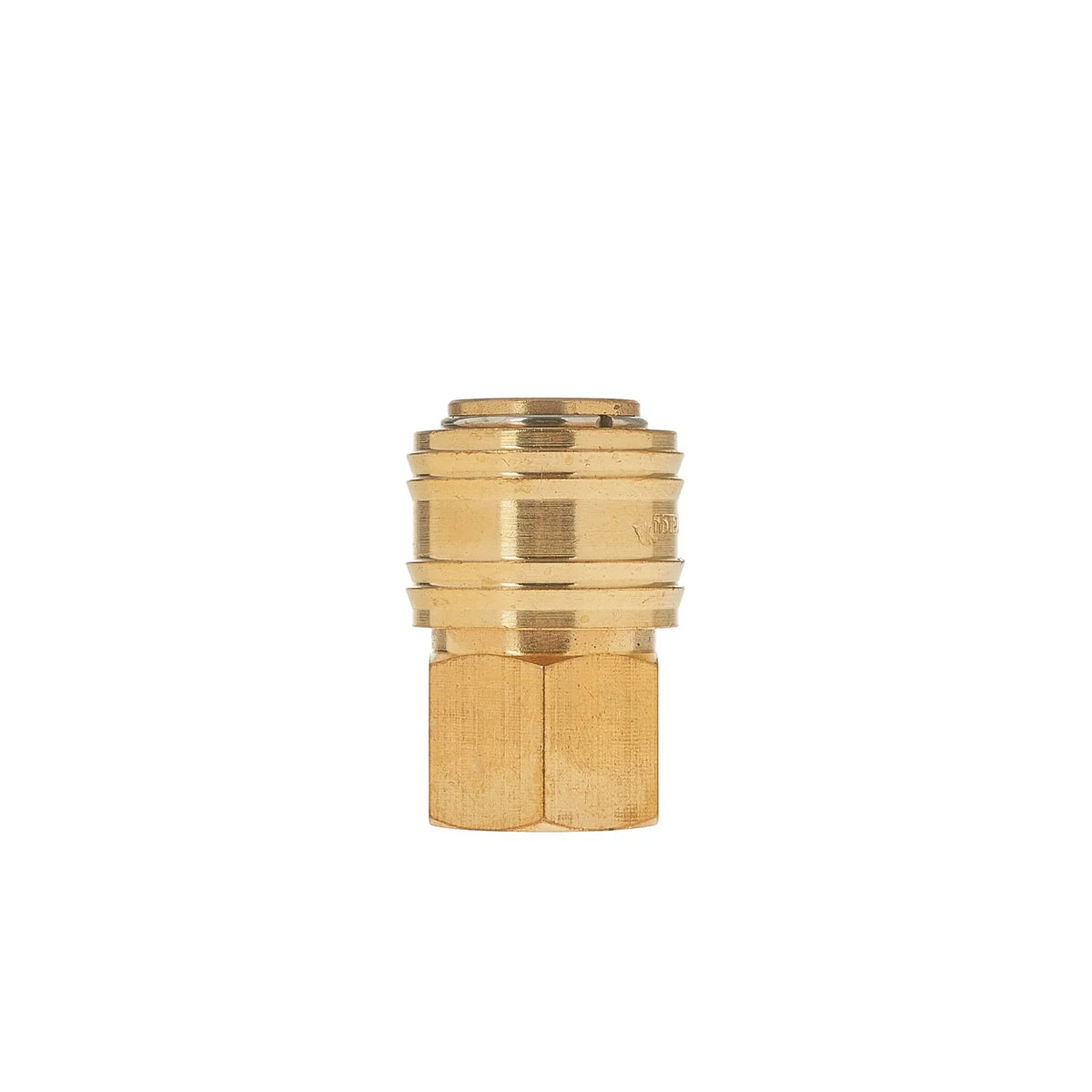 Tvardy Messing snelkoppeling vrouw met binnendraad 1/4"