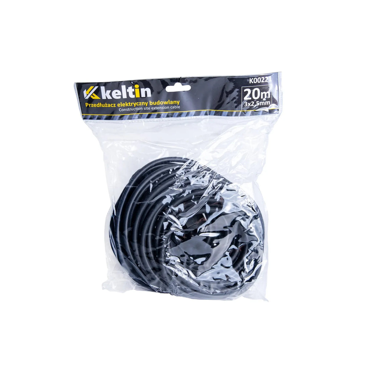 Keltin Verlengsnoer 3x2,5 mm2 20m met IP44 en randaarde