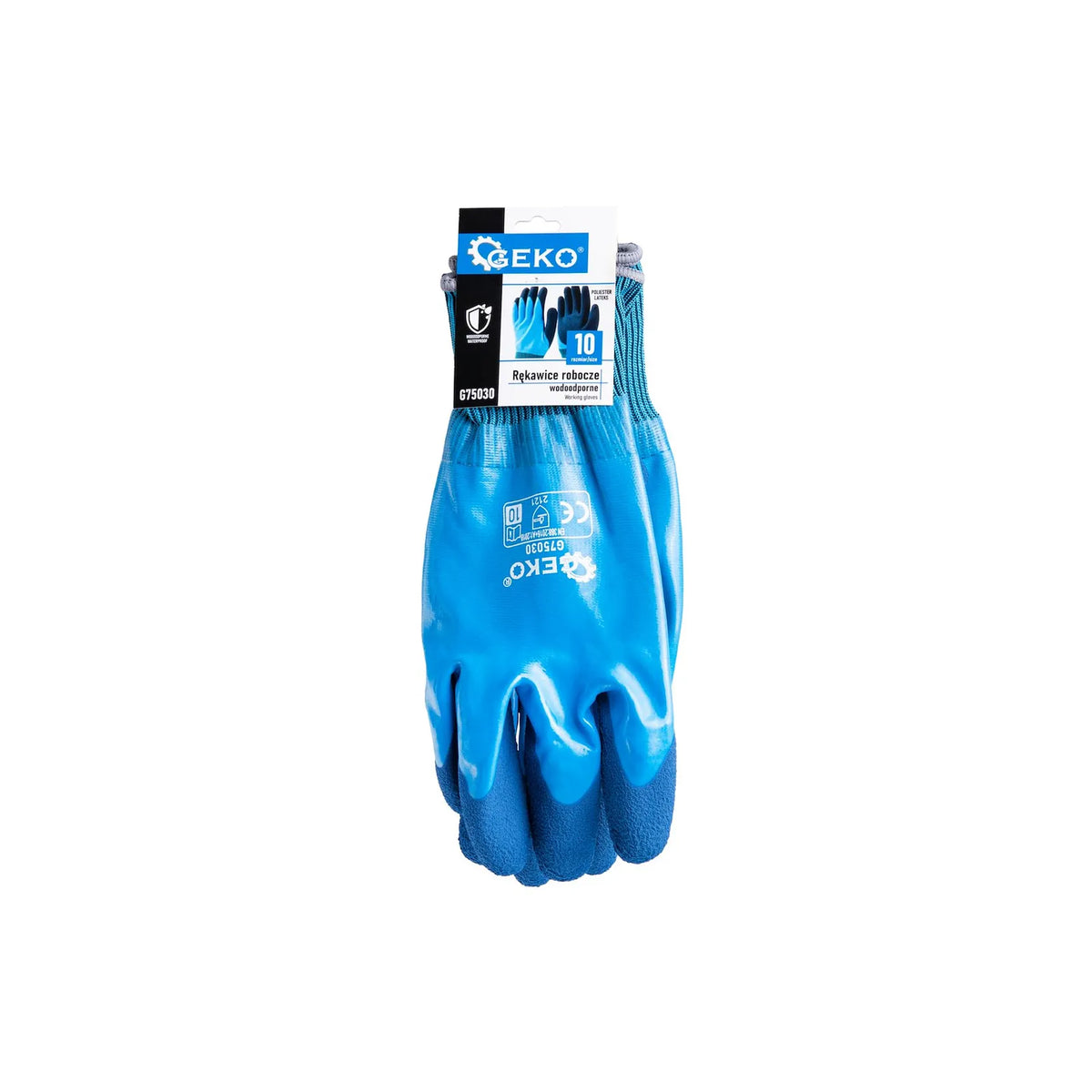 GEKO Waterdichte werkhandschoenen maat 10 polyester-latex