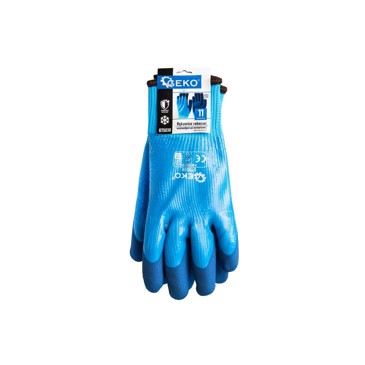 GEKO Waterdichte thermische werkhandschoenen maat 11 jersey met latex