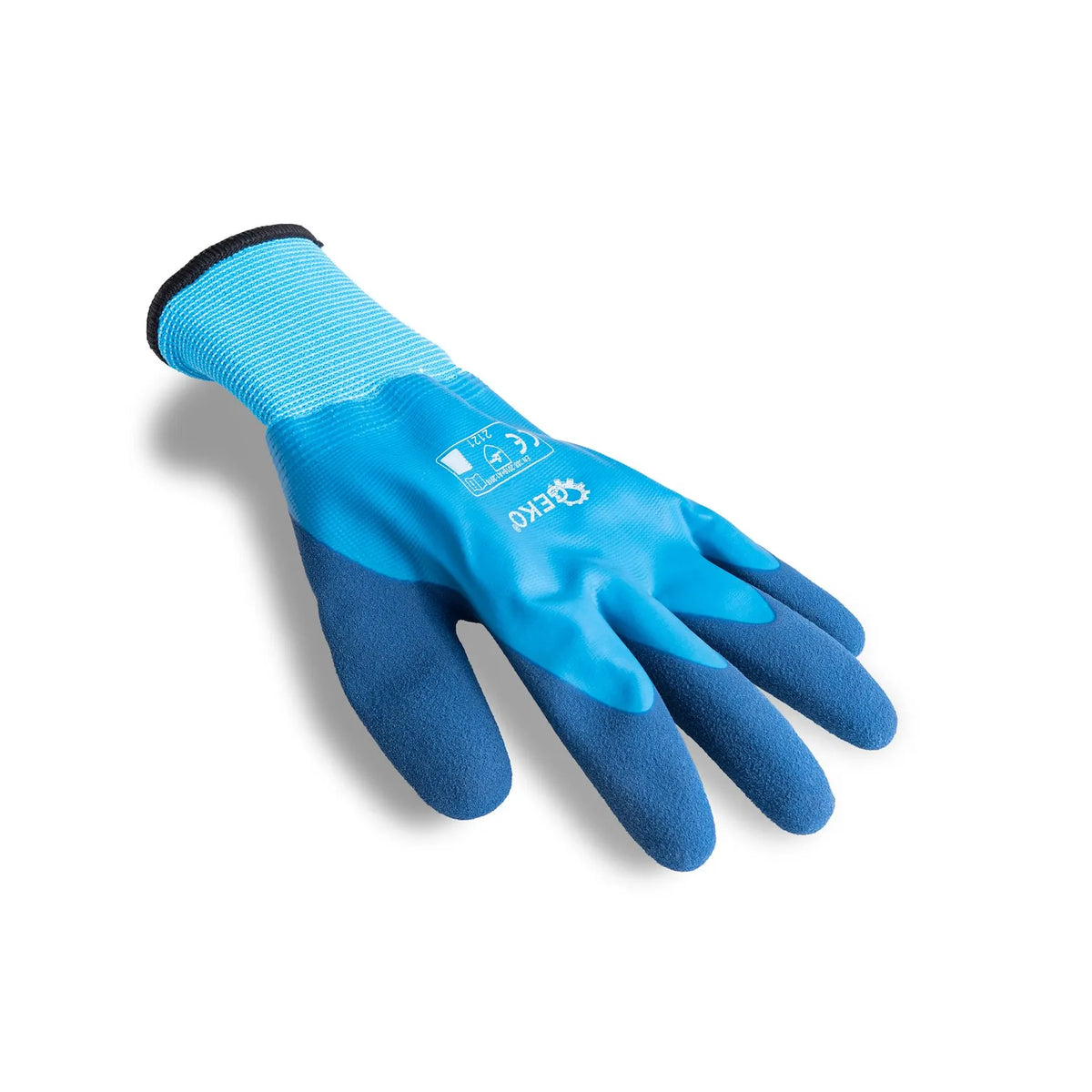 GEKO Waterdichte thermische winterhandschoenen maat 9 katoen met latex