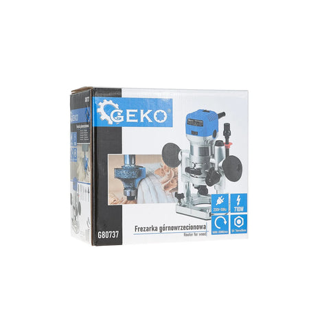 GEKO Houtfrezen met 710 W en variabele toerenregeling