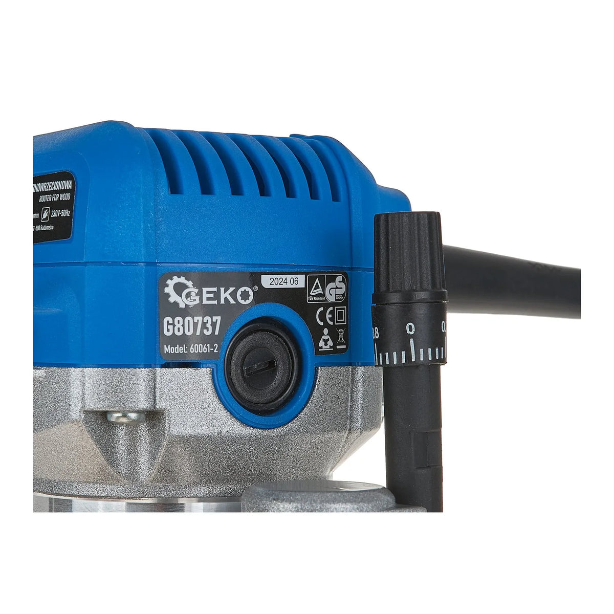 GEKO Houtfrezen met 710 W en variabele toerenregeling