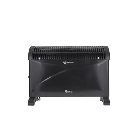 GEKO Convectieverwarmer met handmatige thermostaat 2000 W zwart