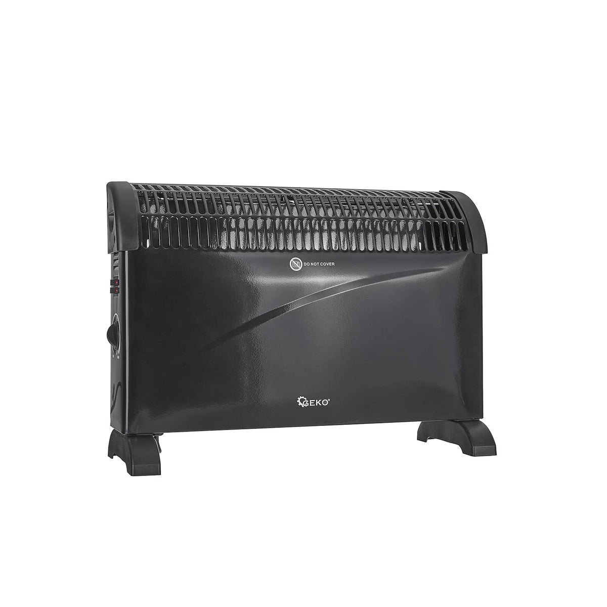 GEKO Convectieverwarmer met handmatige thermostaat 2000 W zwart