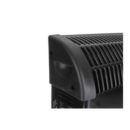 GEKO Convectieverwarmer met handmatige thermostaat 2000 W zwart