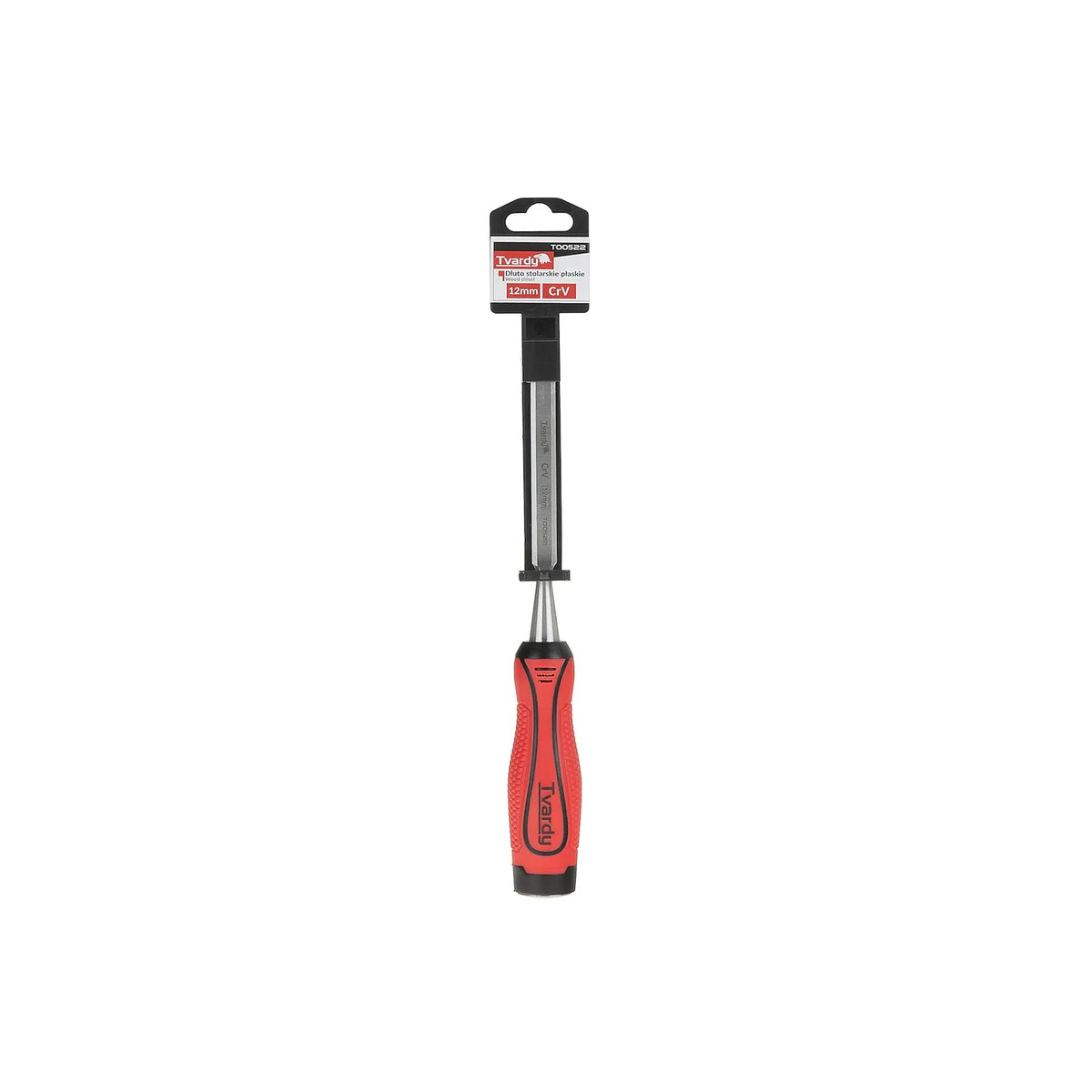 Tvardy Platte beitel CrV 12 mm voor houtbewerking