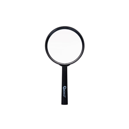 GEKO Loep 75 mm 3x dubbele lens zwart
