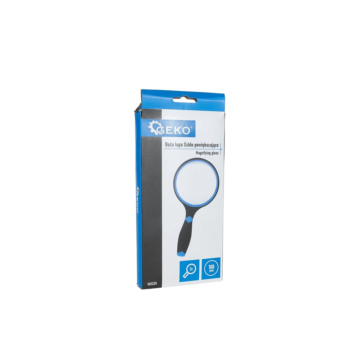 GEKO Loep met TPR-handvat 100 mm 3x vergroting