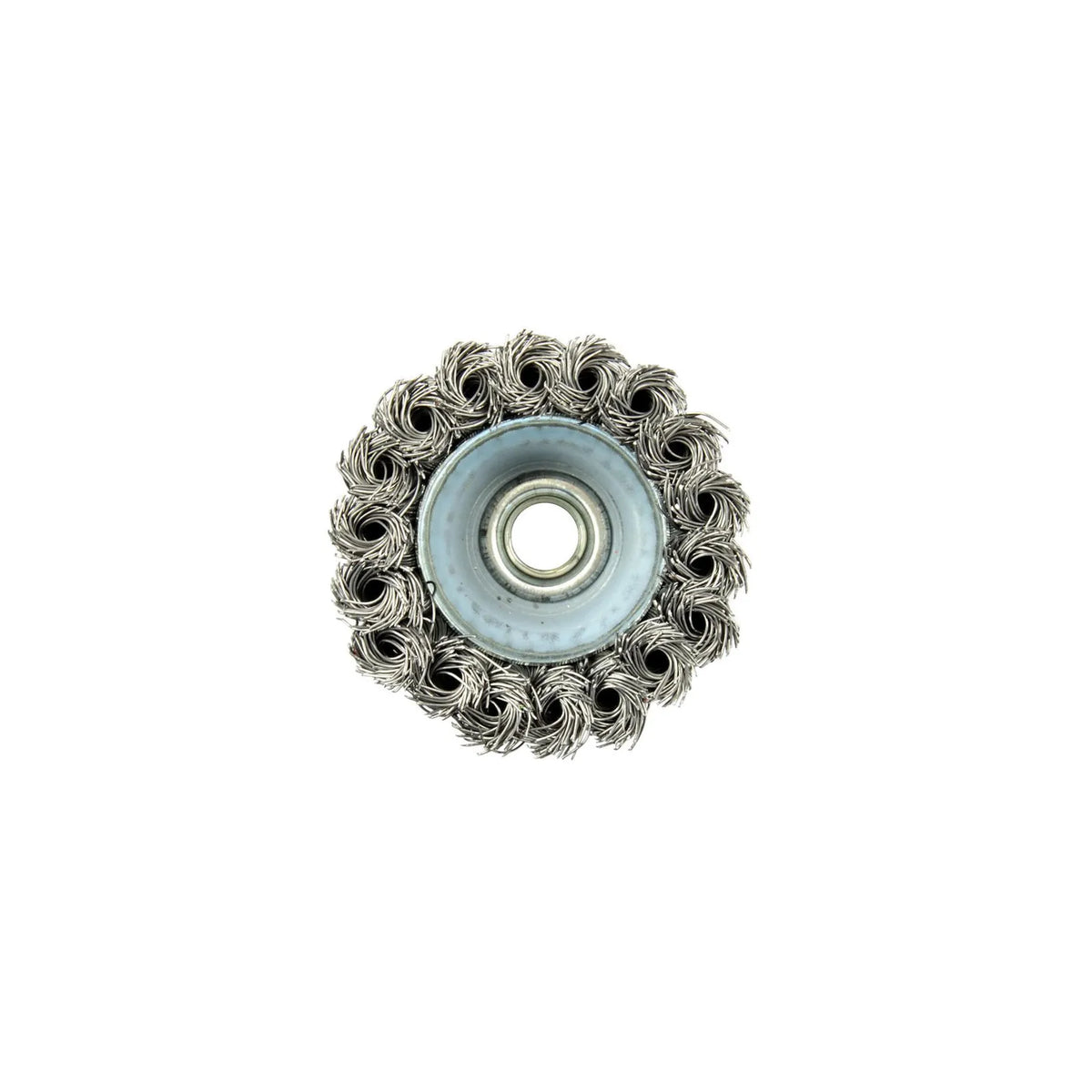GEKO Stalen draadkopborstel met gedraaide knoop 75 mm M14