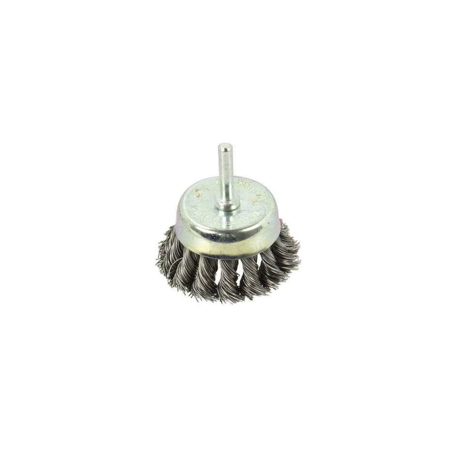 GEKO Stalen kopborstel voor boormachine 65mm 6mm schacht