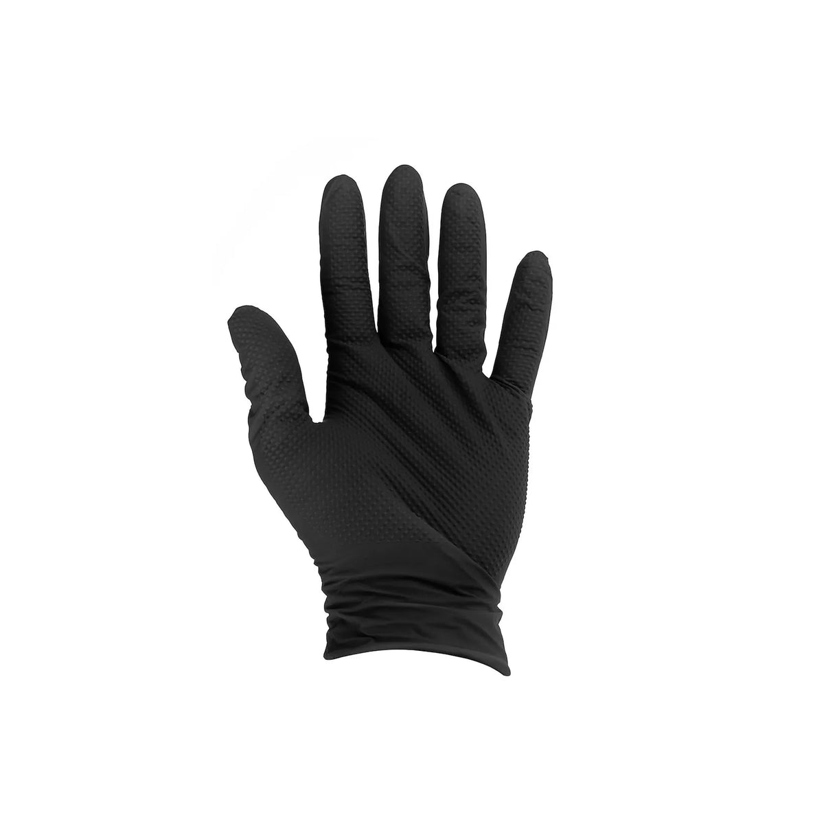 GEKO Nitril Werkhandschoenen Solid Grip maat XL zwart 50 stuks