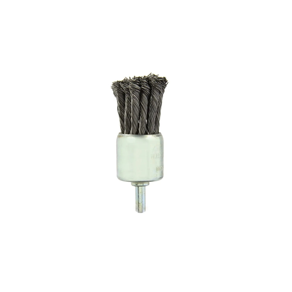  GEKO Komborstel getorde staaldraad 28mm met 6mm stift