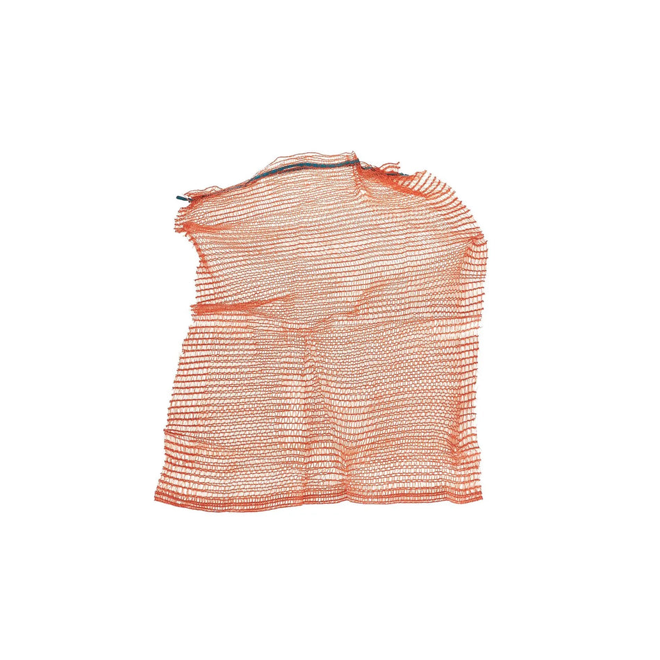 GEKO Raschel zak met trekkoord voor opslag oranje 30x50 cm 5 kg