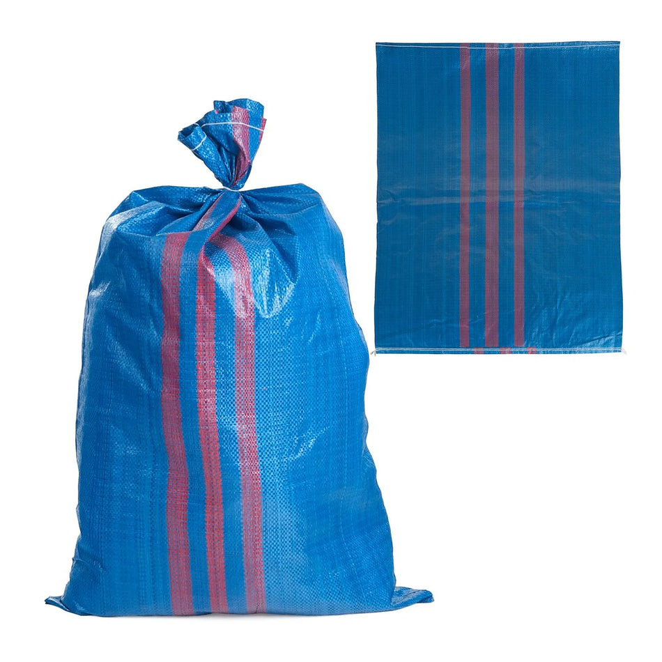GEKO Polypropyleen geweven zak blauw-rood 65x105 cm 50 kg