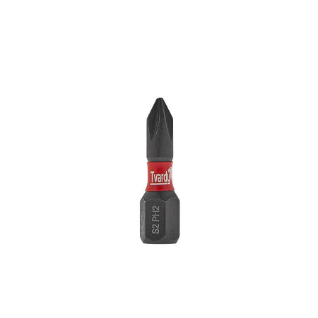 Tvardy Impact schroefbit PH1 25 mm S2 staal set 2 stuks