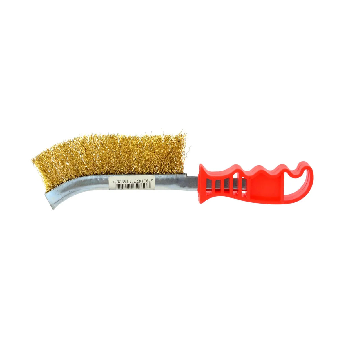 GEKO Handstaalborstel met messinggecoat draad 240mm