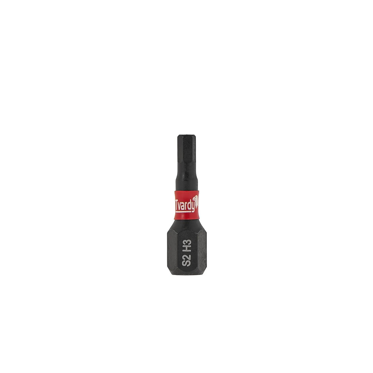 Tvardy impact bit voor hex schroeven H3 25 mm S2 set van 2