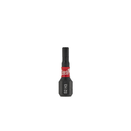 Tvardy impact bit voor hex schroeven H3 25 mm S2 set van 2