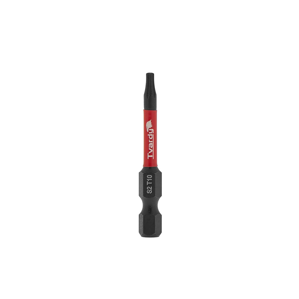 Tvardy Impact bit Torx T10 50 mm S2 staal