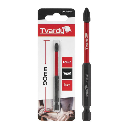 Tvardy Schroefbit Impact PH2 90 mm S2