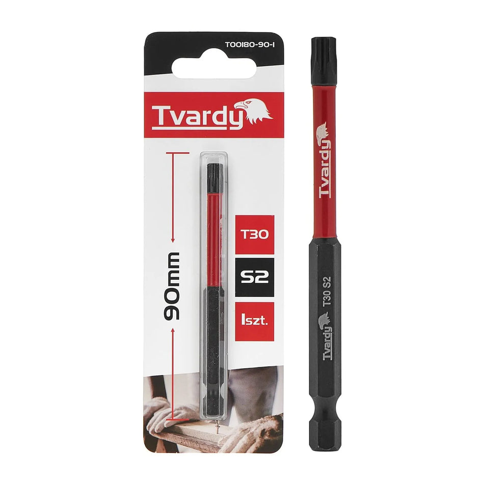 Tvardy Impact-bit T30 90 mm S2 staal