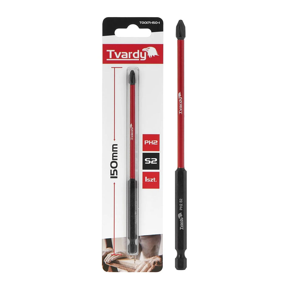 Tvardy Impact-bit PH2 150 mm S2 staal