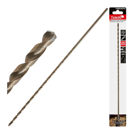 Tvardy metaalboor HSS DIN1869 lang 4,0 x 280 mm goud