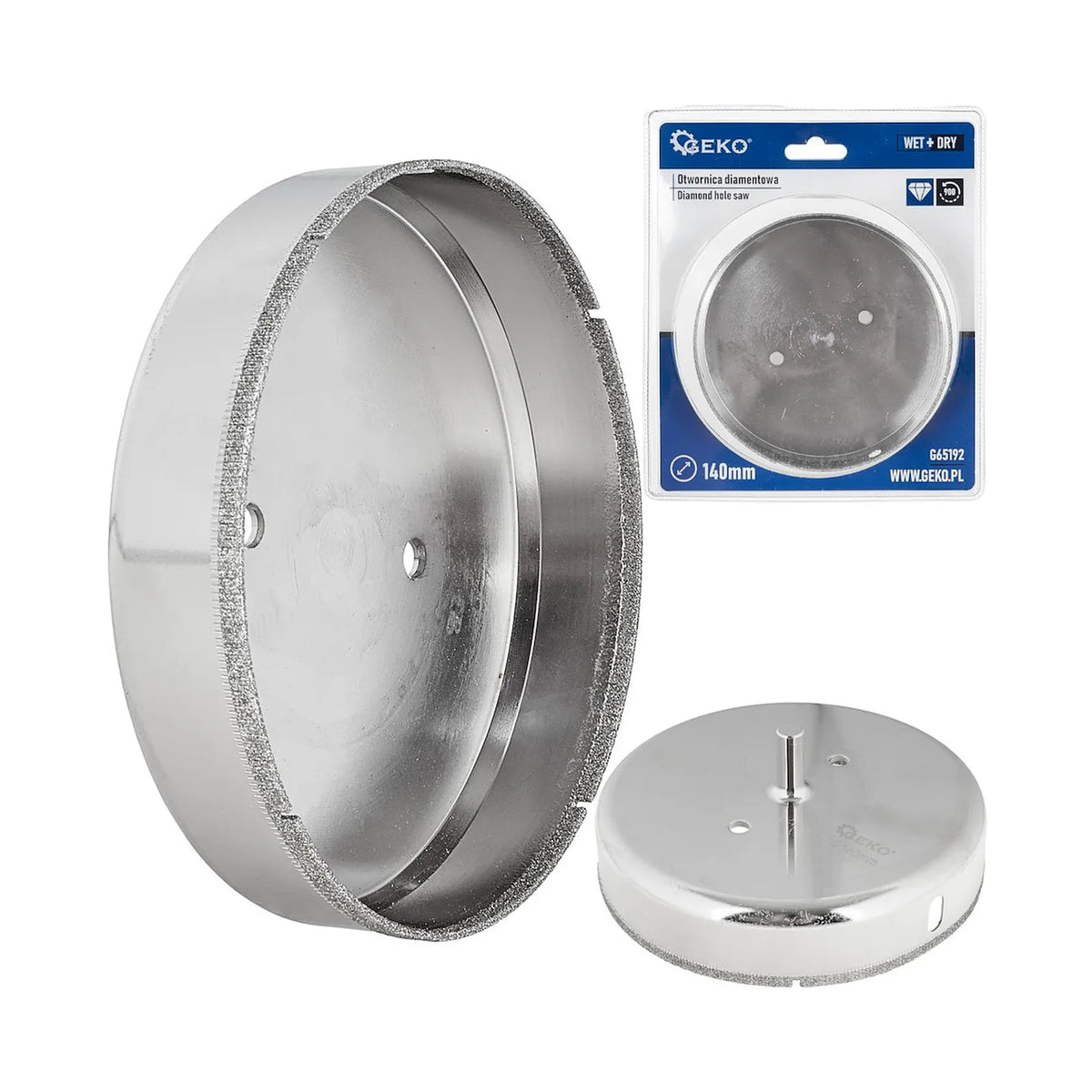 GEKO Diamantboor voor tegels 140 mm
