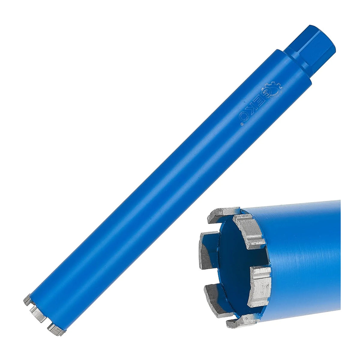 GEKO Diamant kroonboor 62x10x450 mm 6T 1,1/4"