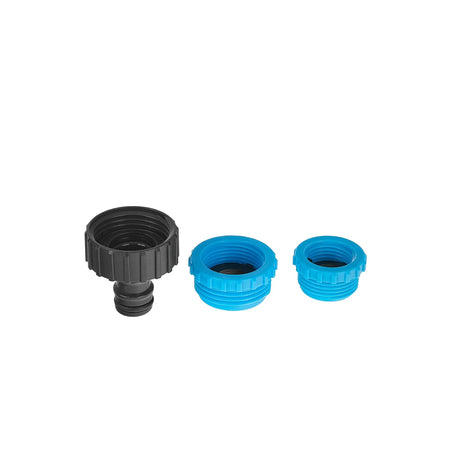 GEKO 1" Kraanaansluiting met 3/4" en 1/2" Reducers 49 gram