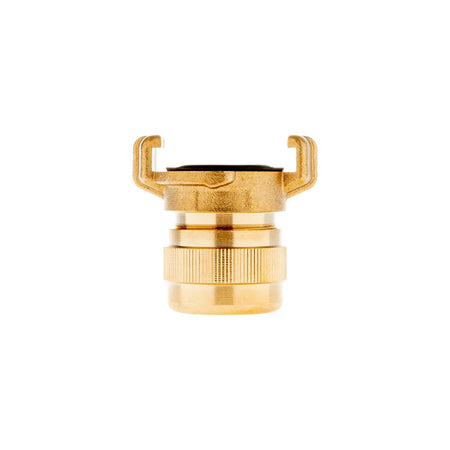 GEKO messing koppeling voor 3/4" tuinslang met GEKA aansluiting