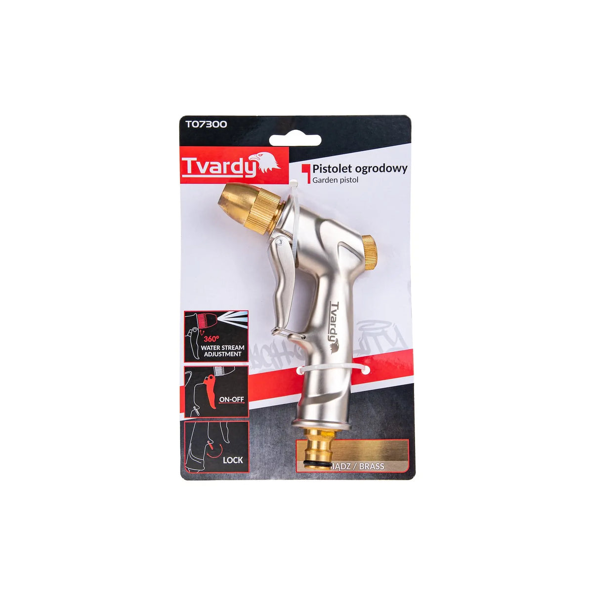 Tvardy tuinsproeier verstelbaar Brass-Line serie