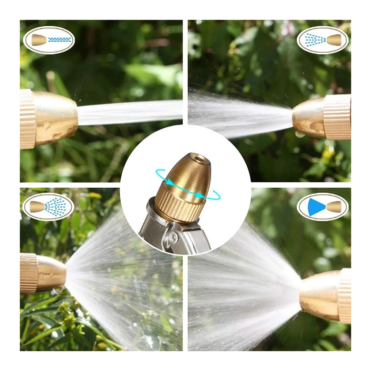 Tvardy tuinsproeier verstelbaar Brass-Line serie