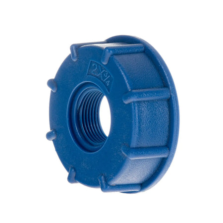 GEKO IBC adapter met S60x6 moer en 3/4" binnendraad