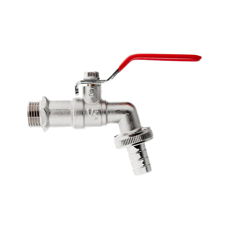 GEKO IBC-set tap 1/2" met 3/4" buitendraad en 1/2" slanguitgang