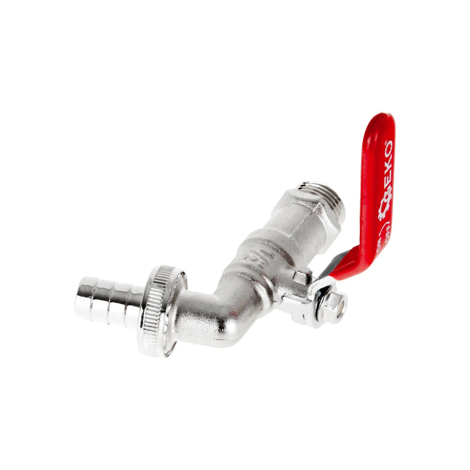 GEKO IBC-set tap 1/2" met 3/4" buitendraad en 1/2" slanguitgang
