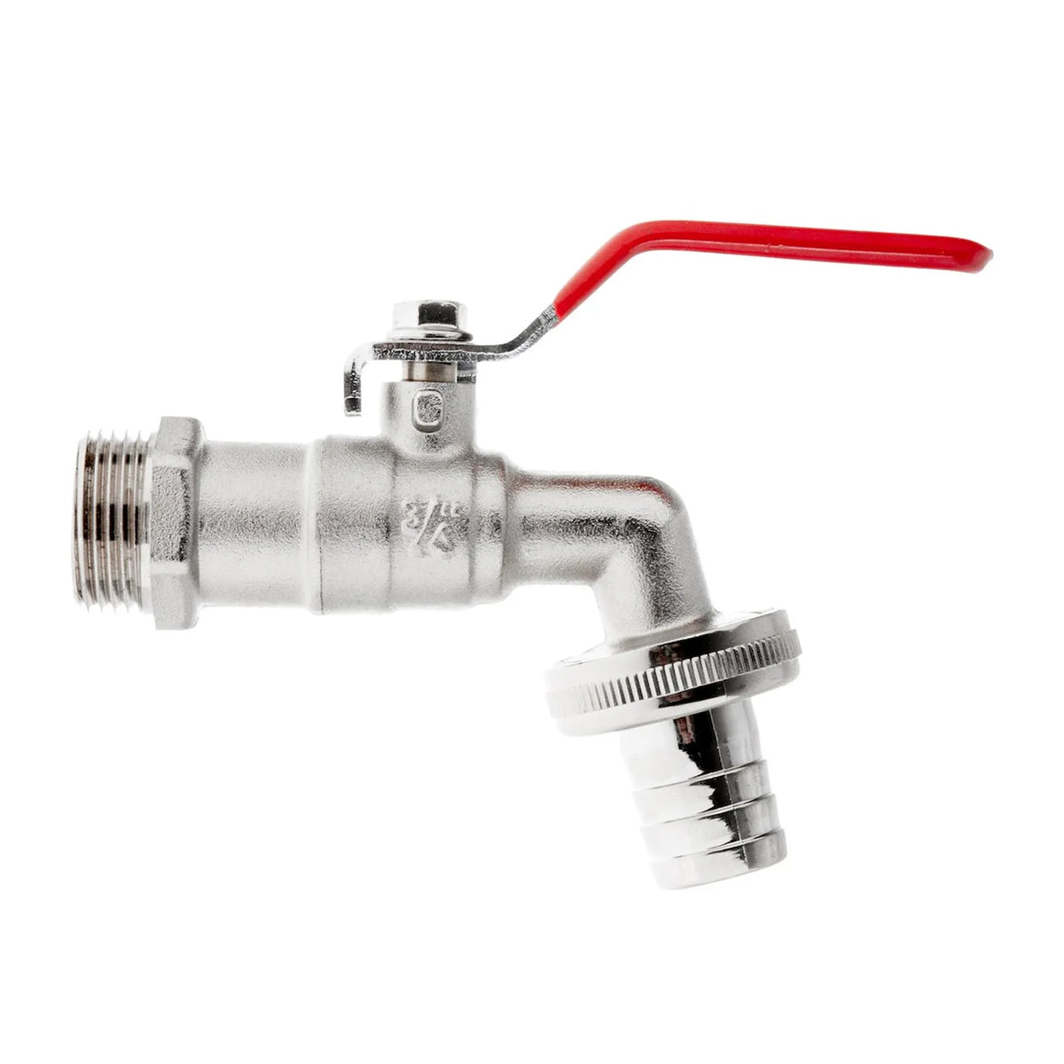 GEKO IBC-set tap 3/4" met 3/4" buitendraad en 3/4" slanguitgang