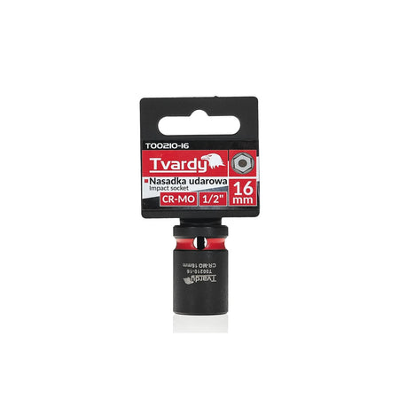 Tvardy Slagmoersleuteldop 1/2" 6-Kant 16 mm CR-MO