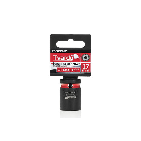 Tvardy Slagmoersleuteldop 1/2" 6-Kant 17 mm CR-MO
