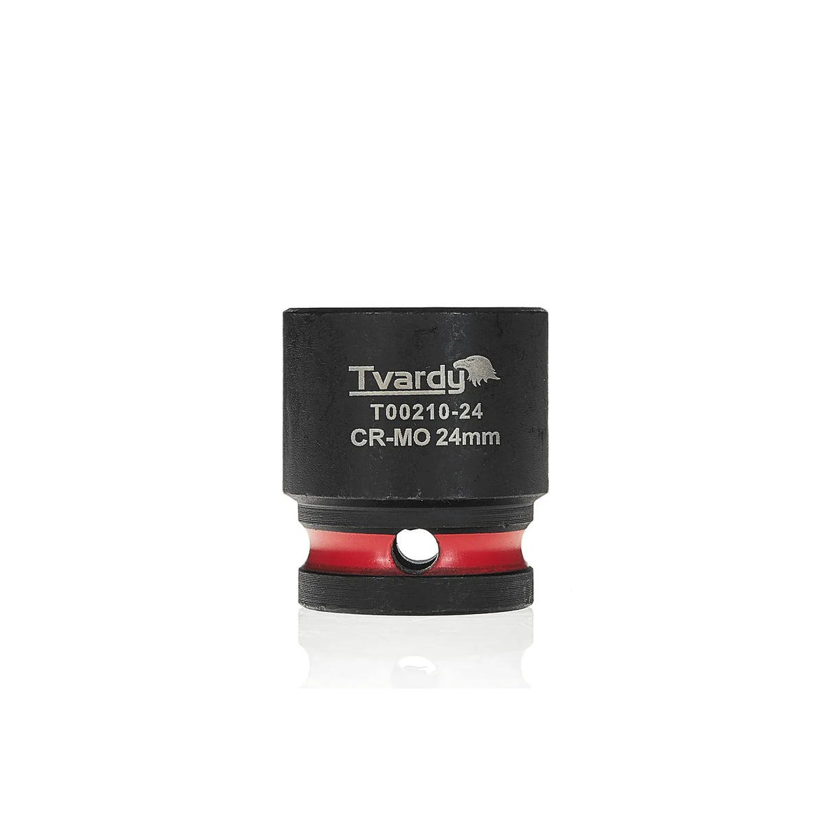 Tvardy Slagmoersleuteldop 1/2" 6-kant 24 mm CR-MO kort