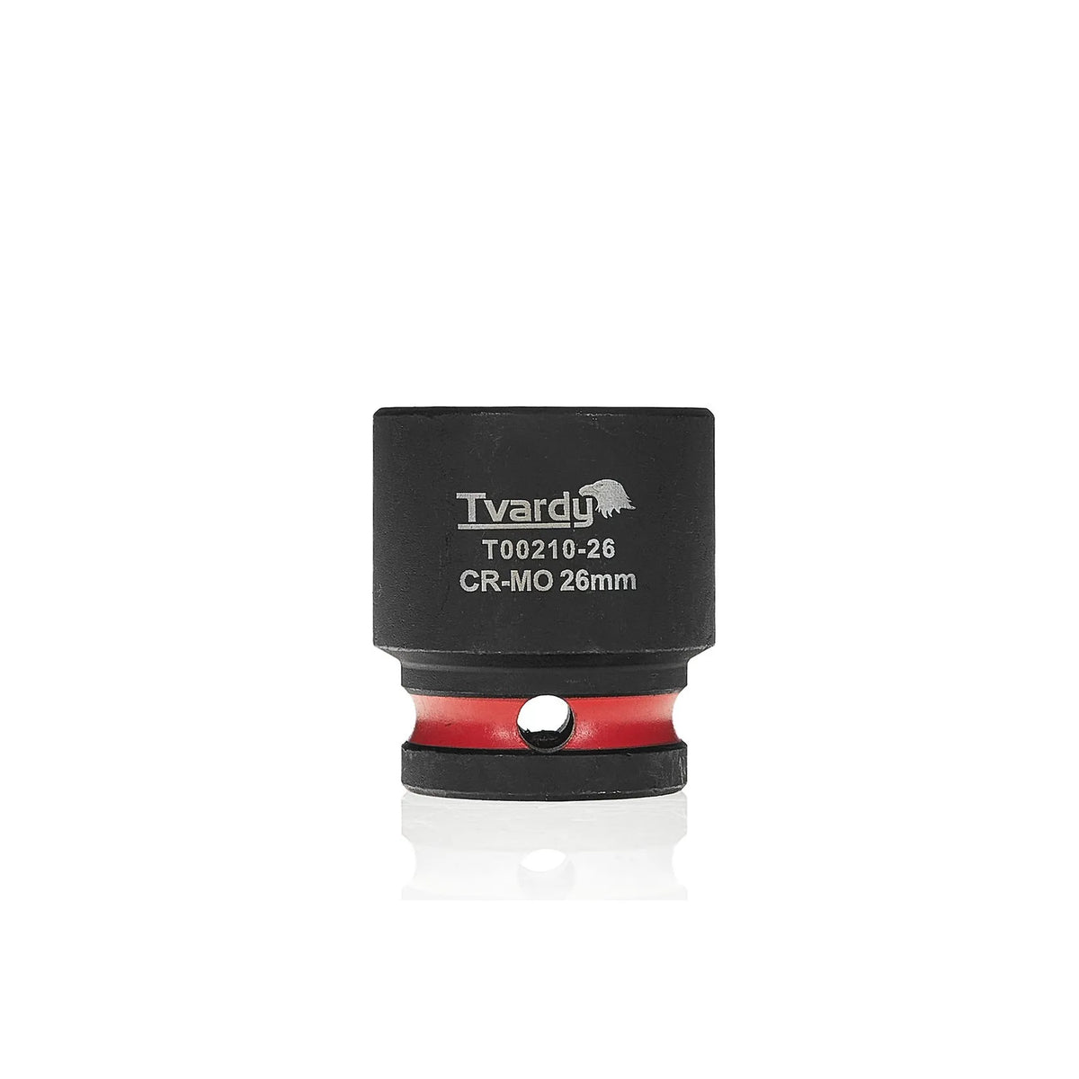 Tvardy Slagmoerdop 1/2" 6-Kant 26 mm CR-MO kort