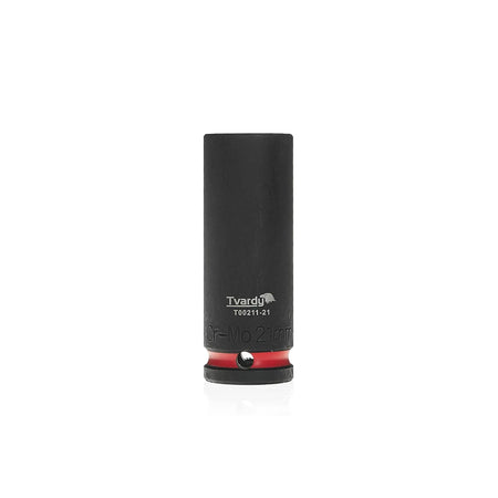 Tvardy Impactdop lang 1/2" 6-kant 21 mm CR-MO