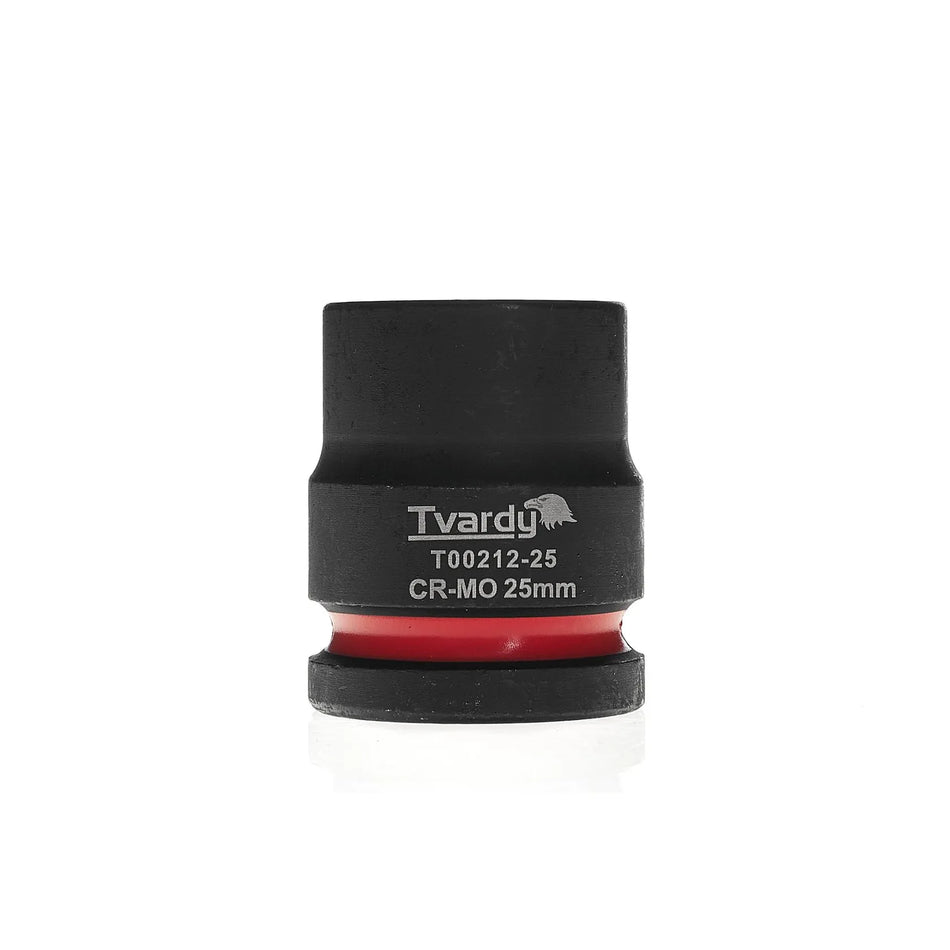 Tvardy Kort Impactdop 3/4" 6-kant 25 mm CR-MO