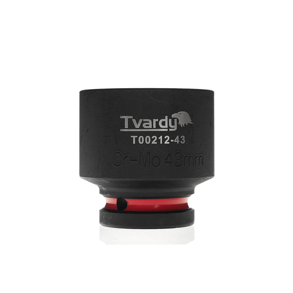 Tvardy Slagmoersok 3/4" 6-kant 43 mm CR-MO kort