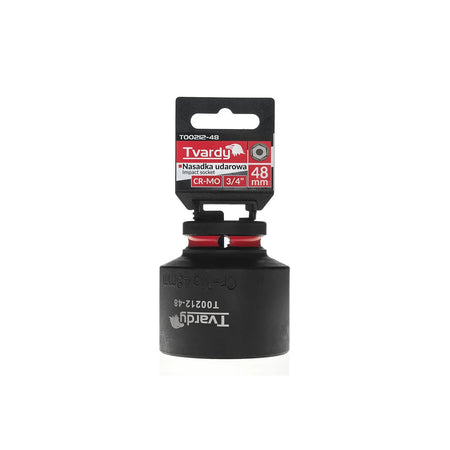 Tvardy Slagmoerdop 3/4" 6-kant 48 mm CR-MO kort