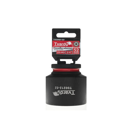 Tvardy Slagmoerdop 3/4" 6-kant 52 mm CR-MO kort